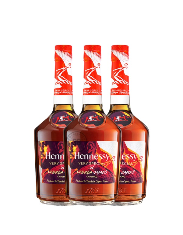 Hennessy x LeBron James Limited Edition Cognac (3 Pack) Bundle #114