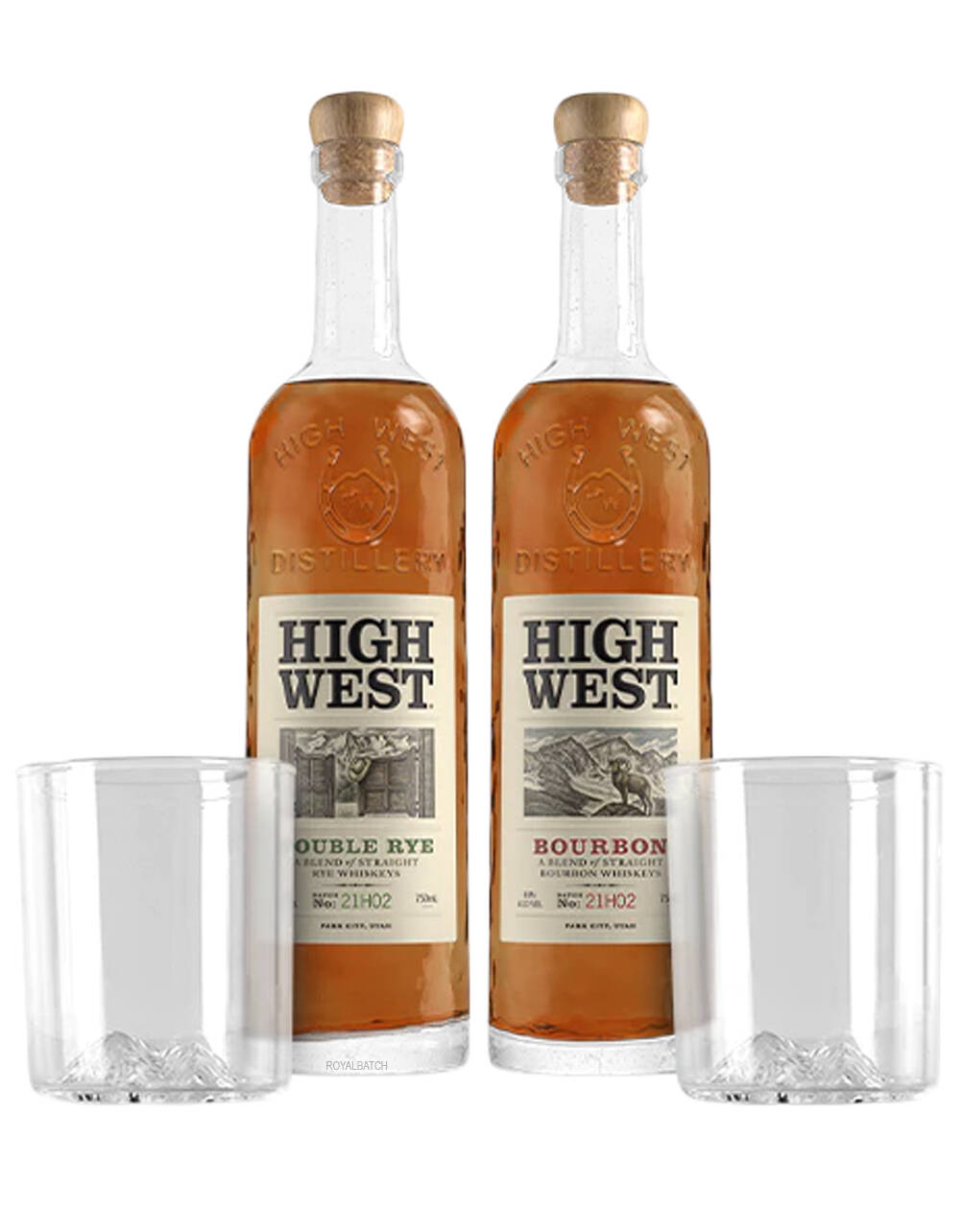 High West X Huckberry Straight Rye and Bourbon Whiskey Gift Pack