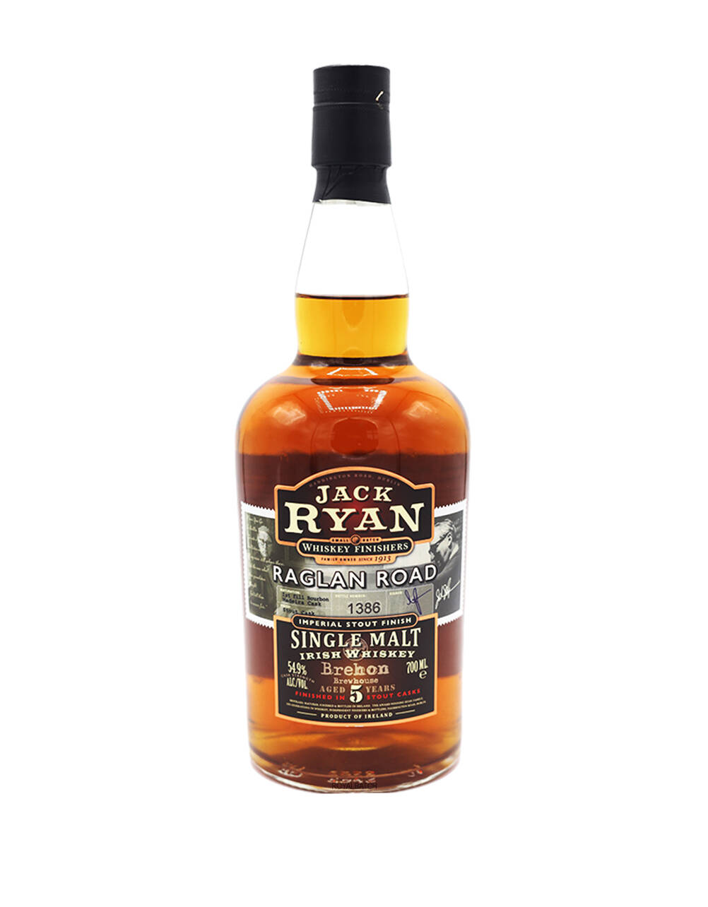 Jack Ryan Raglan Road 5 Year Old Irish Whiskey