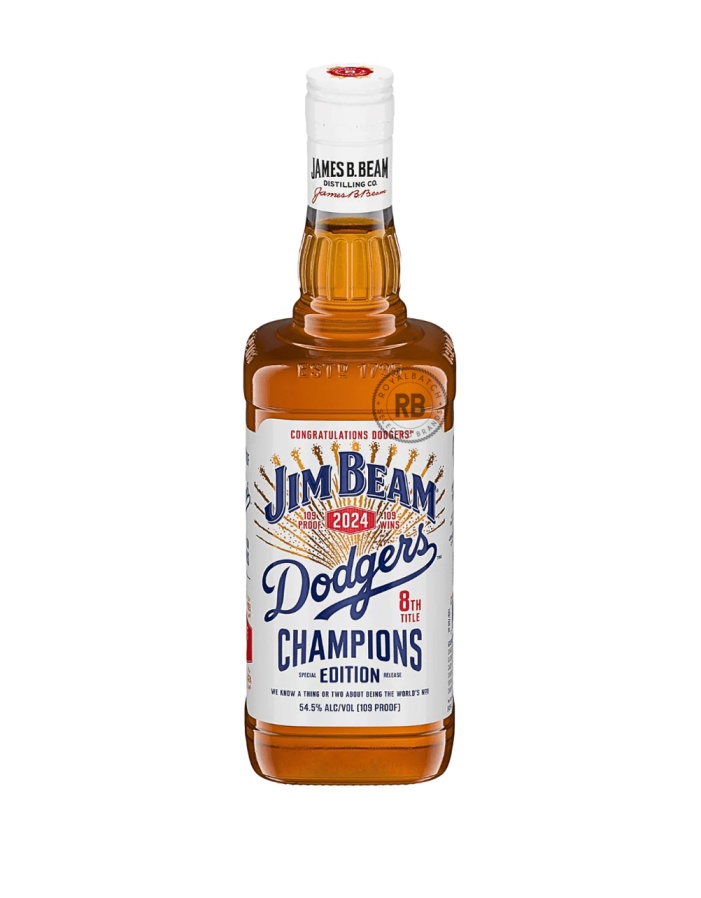 Jim Beam Dodgers 8th Champions Edition Bourbon Whiskey