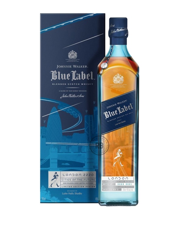 Johnnie Walker Blue Label Scotch Cities of the Future 2220 London Edition