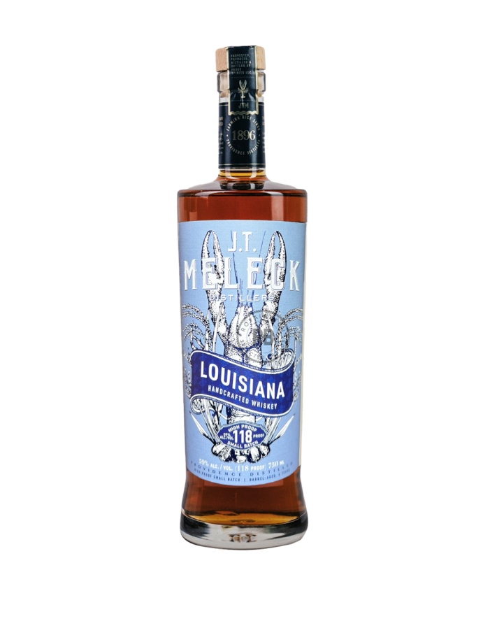 J.T Meleck Distillers Louisiana High Proof Whiskey