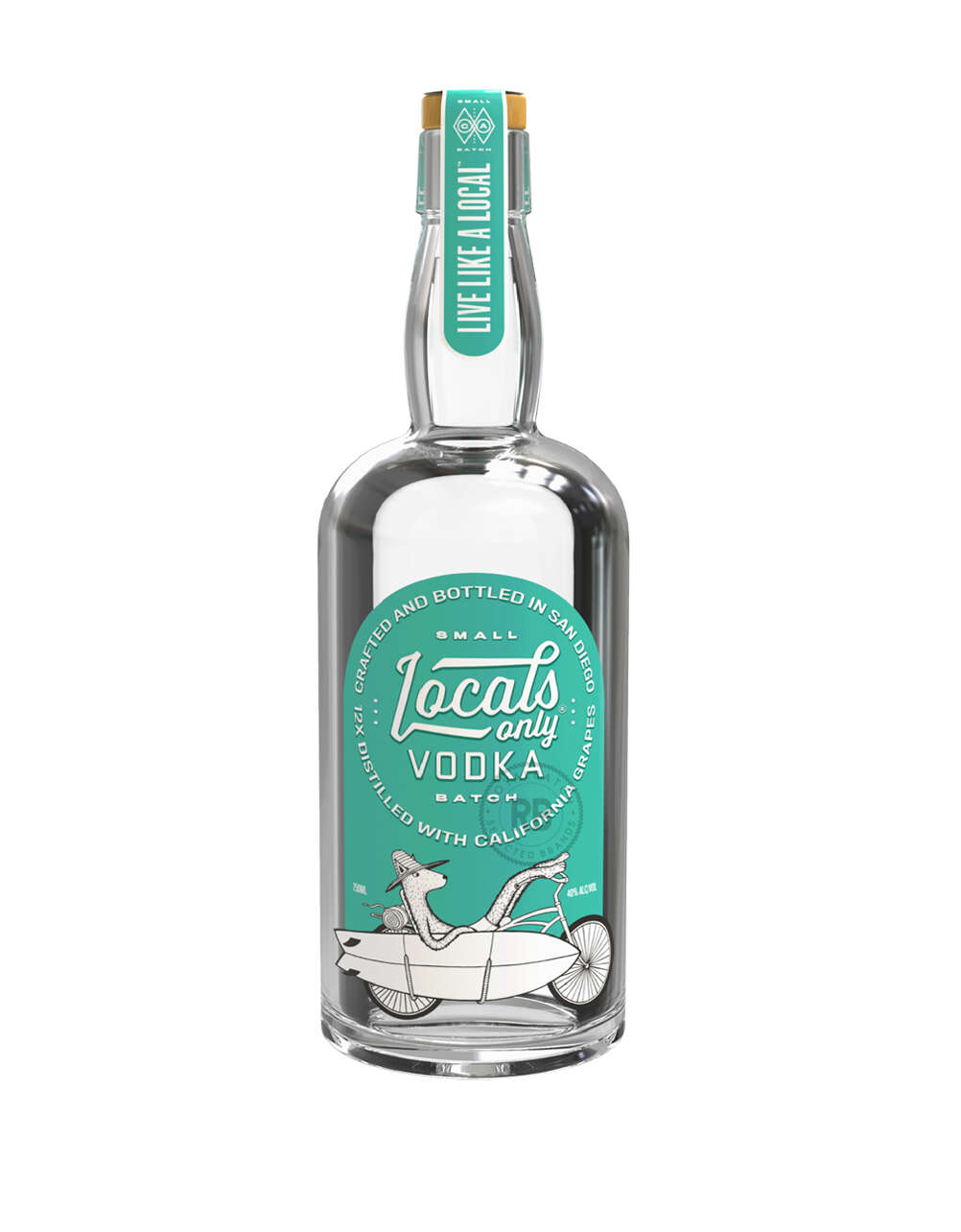 Locals Only Live Like a Local Small Batch Vodka