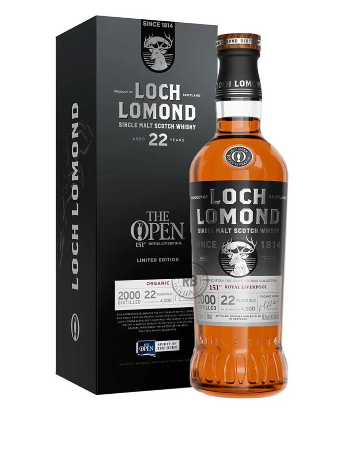 Loch Lomond 22 Year Old The Open Course Collection 2000 Distilled Scotch Whisky