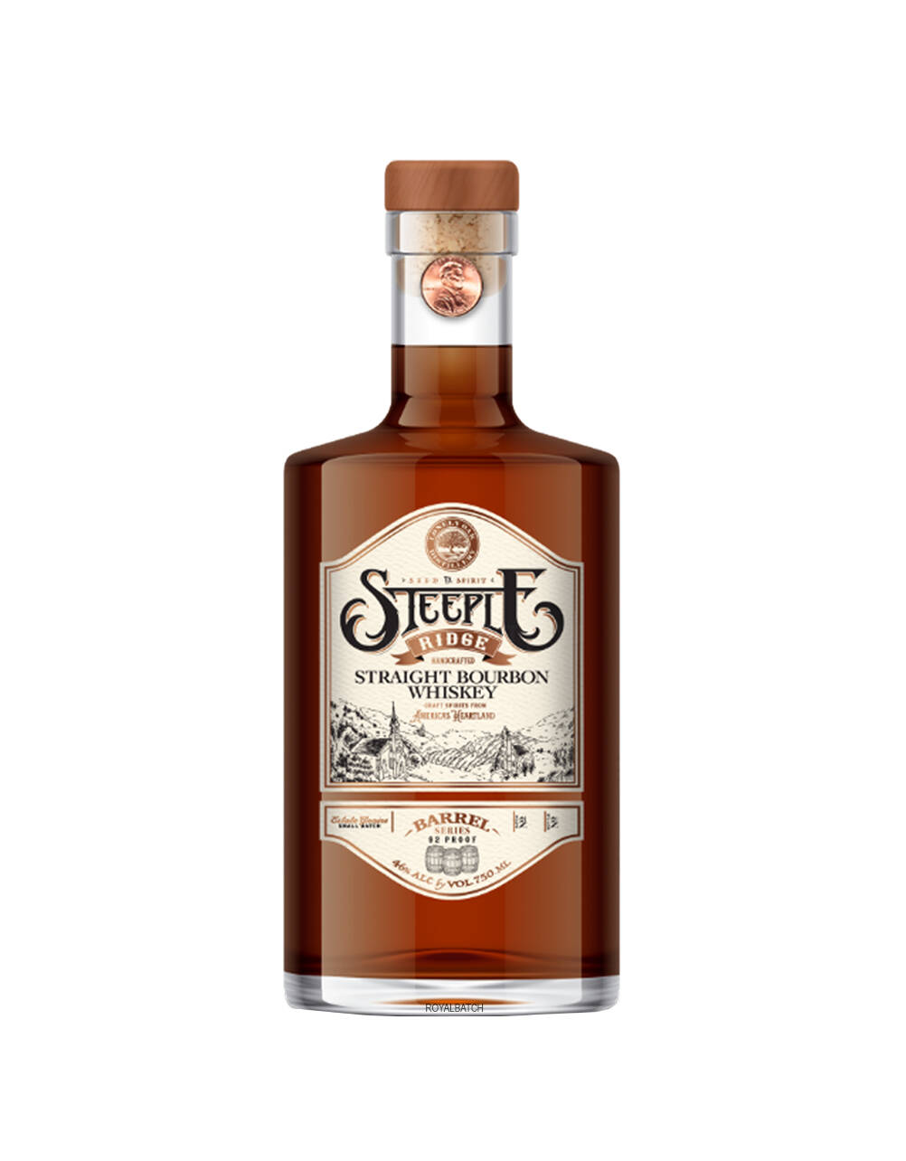 Lonely Oak Steeple Ridge Straight Bourbon Whiskey