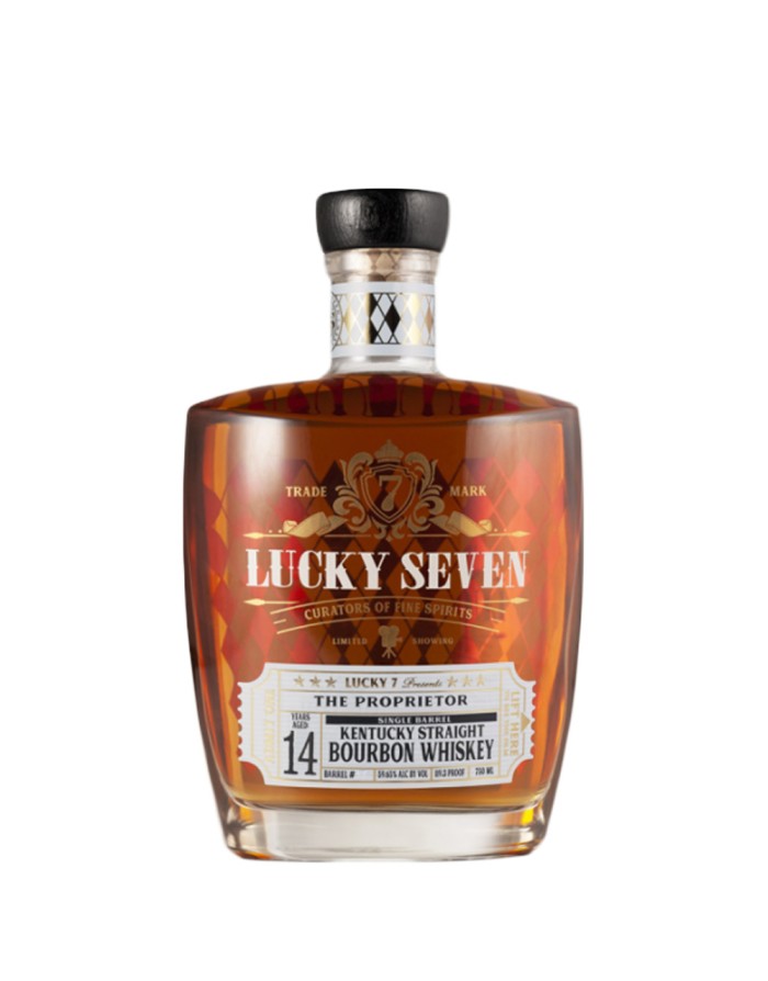 Lucky Seven The Proprietor Single Barrel Select 14 Years Old Kentucky Straight Bourbon Whiskey 