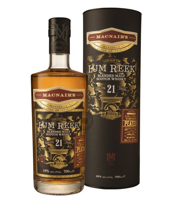 Macnair's Lum Reek 21 Year Old Peated Blended Malt Scotch Whisky