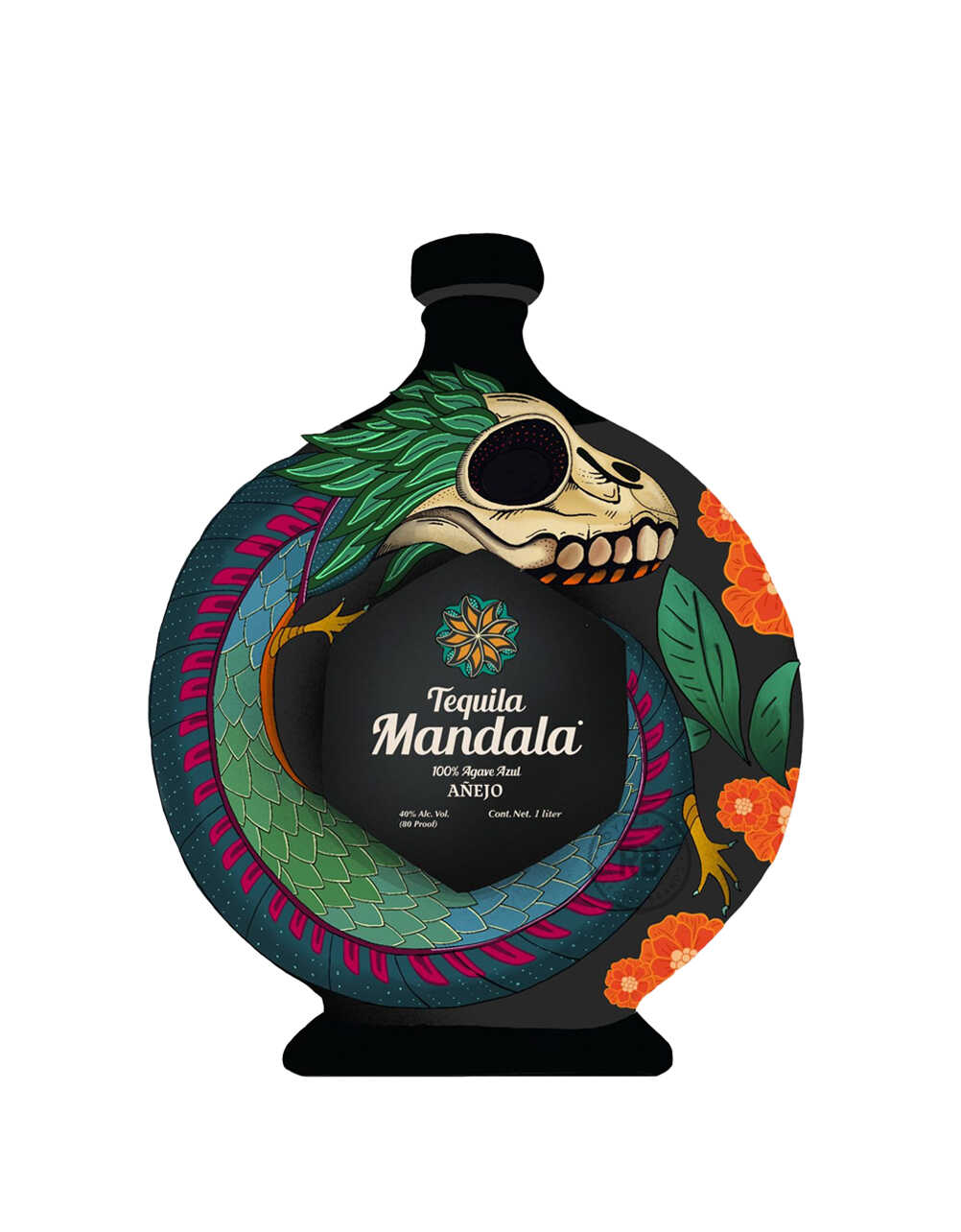 Mandala Dia De Los Muertos El Alebrije Anejo Tequila 2023