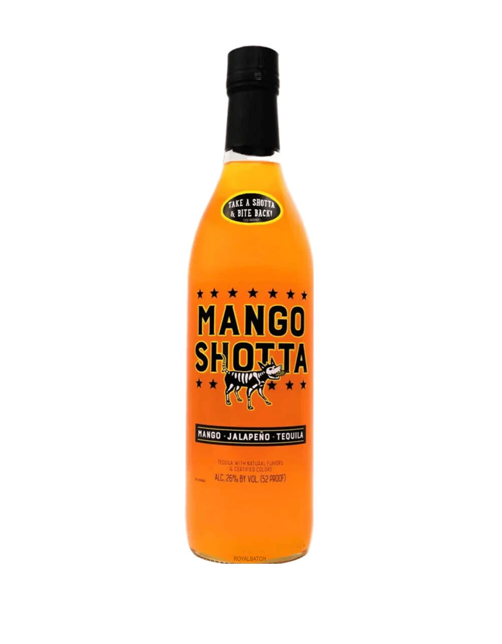 Mango Shotta Spicy Mango and Jalapeno Flavored Tequila 10 Pack of 50ml