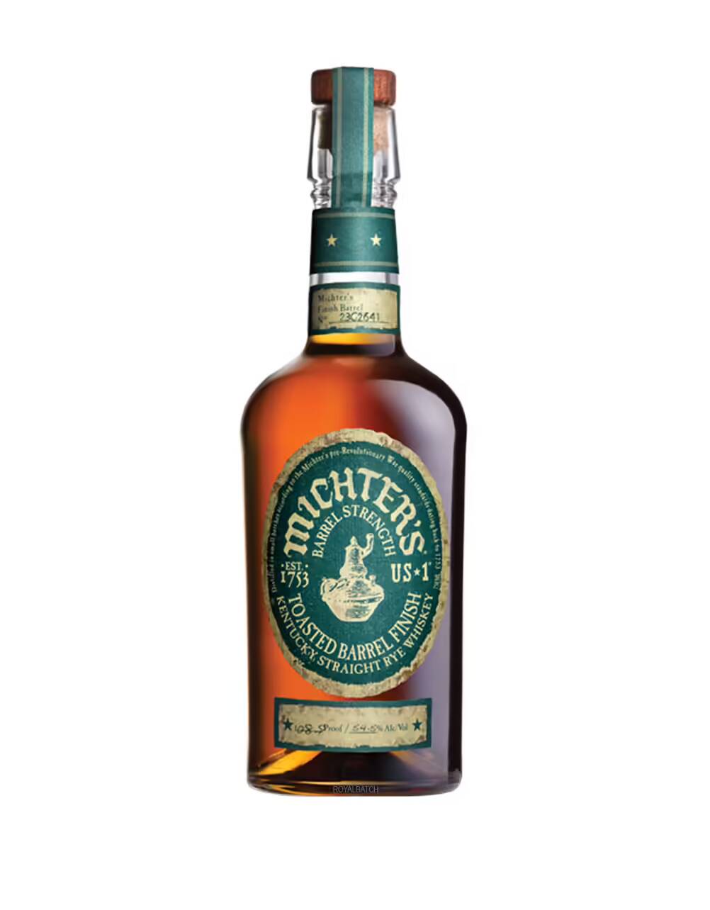 Michters Toasted Barrel Finish Strength Rye Whiskey