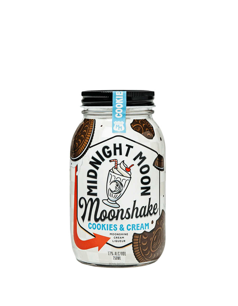 Midnight Moon Moonshake Cookies and Cream Cream Liqueur