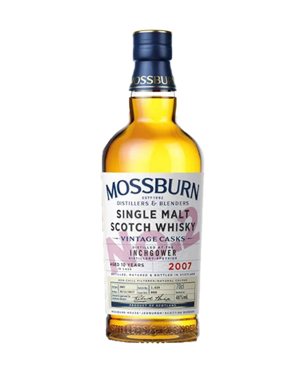 Mossburn Vintage Casks 10 Year Old Inchgower #2 Single Malt Scotch Whisky
