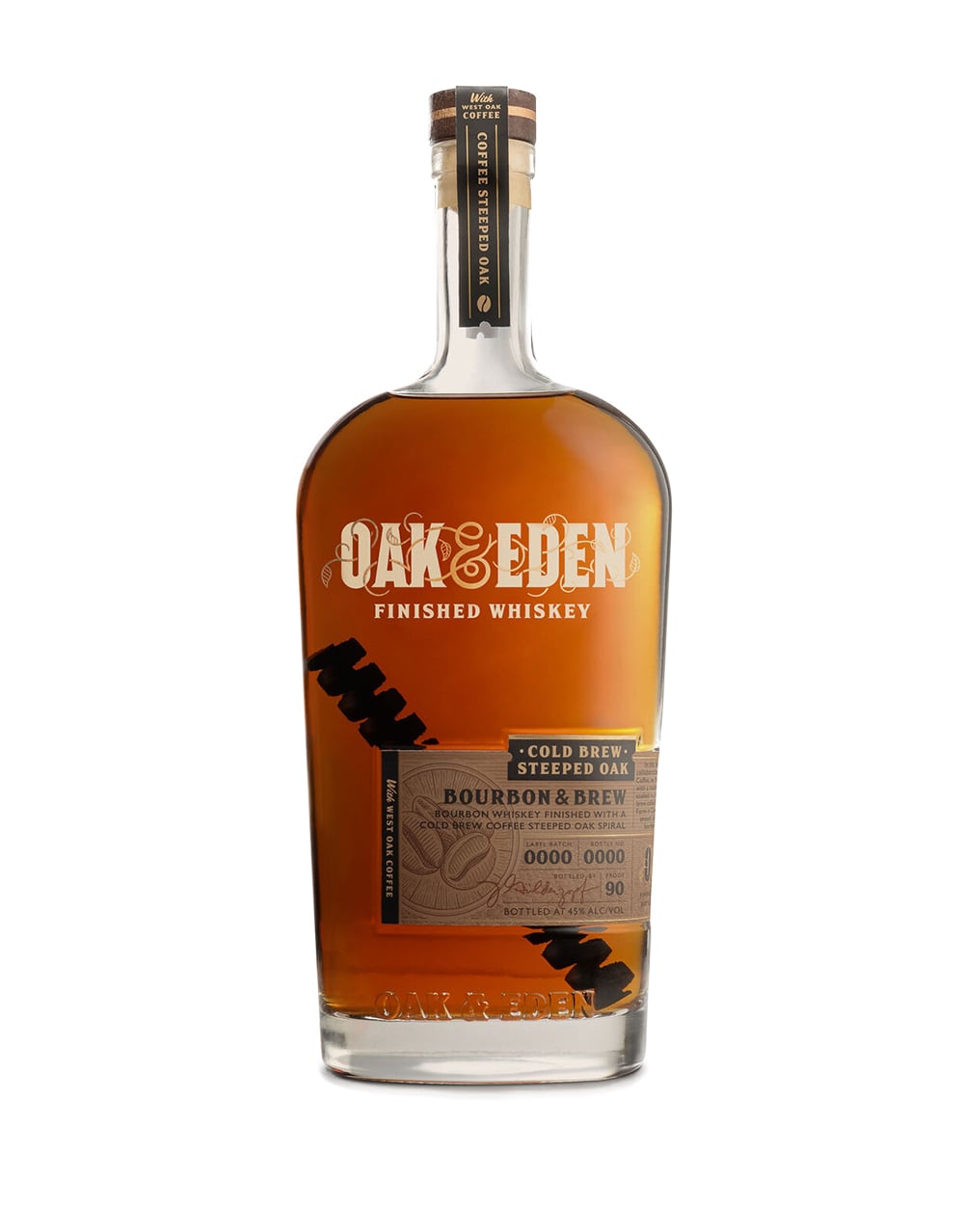 Oak & Eden Coffee Steeped Oak Bourbon & Brew Finished Whiskey