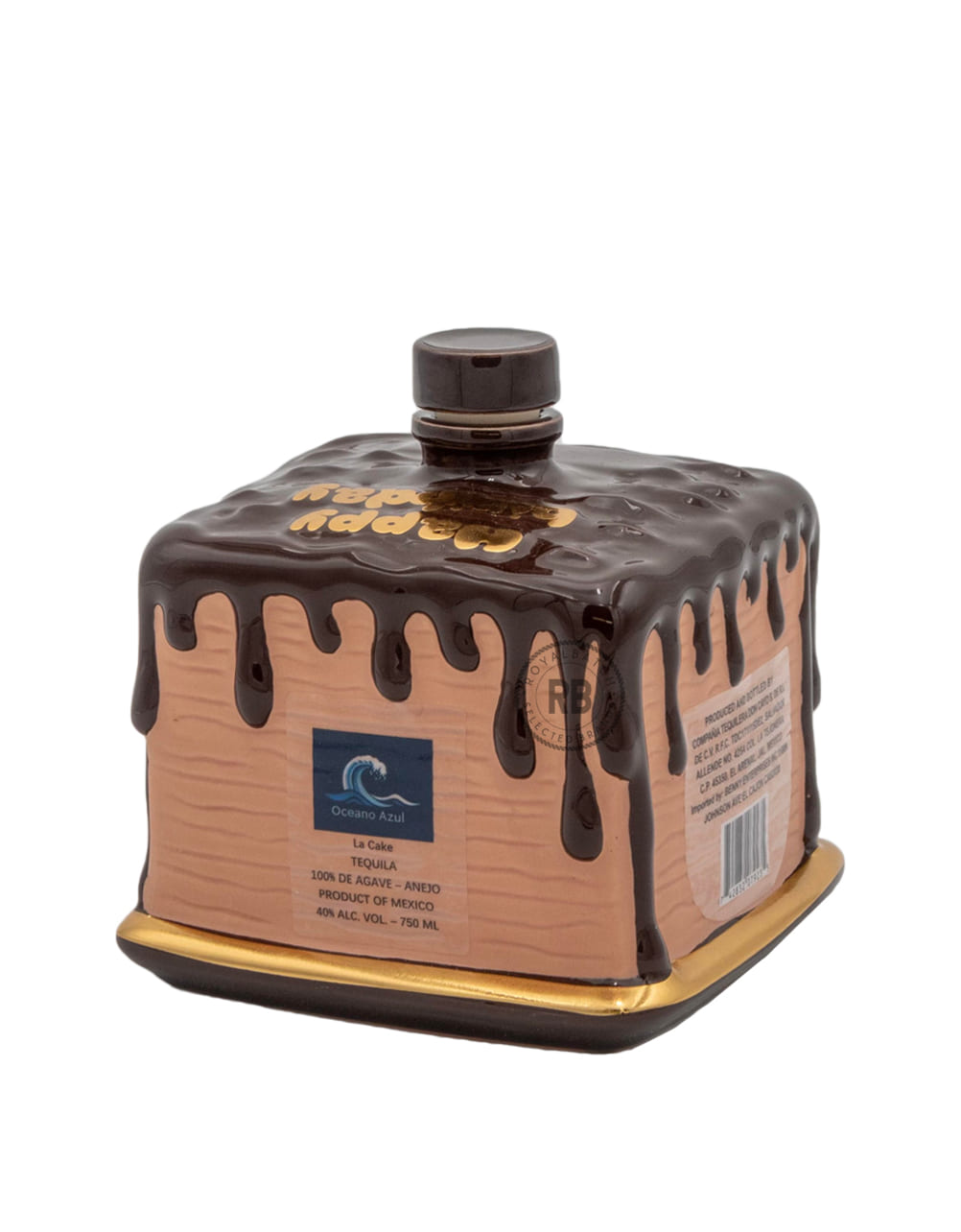 Oceano Azul Square Chocolate La Cake Tequila