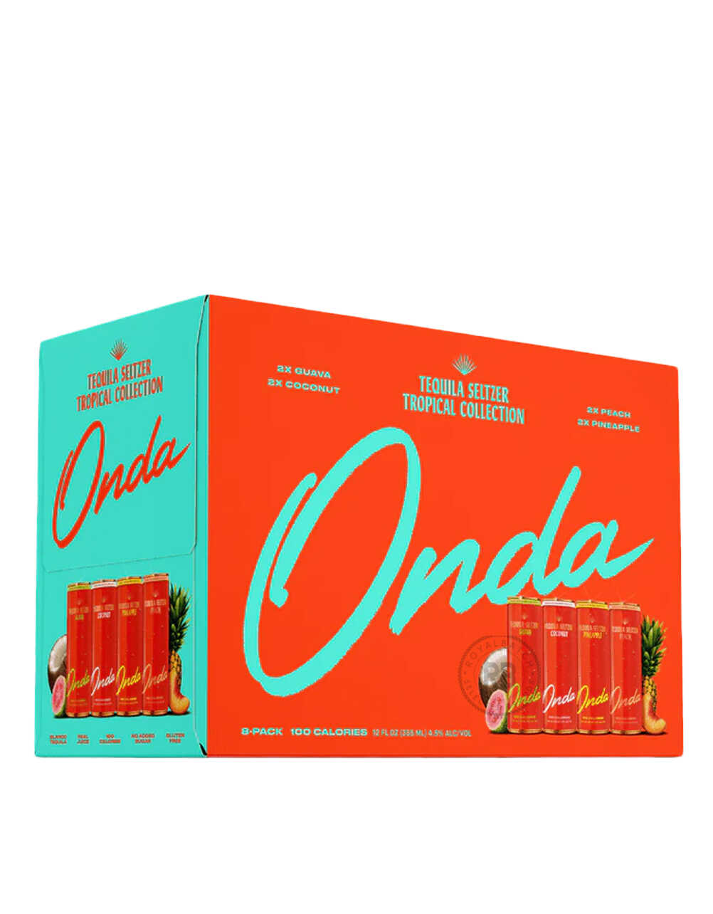 Onda Tequila Seltzer Tropical Collection (8 Pack) x 355ml