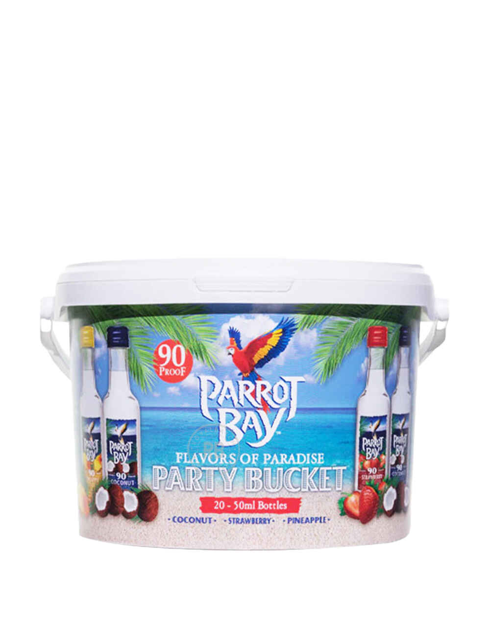 Parrot Bay Flavors of Paradise Party Bucket (20 Pack) x 50ml