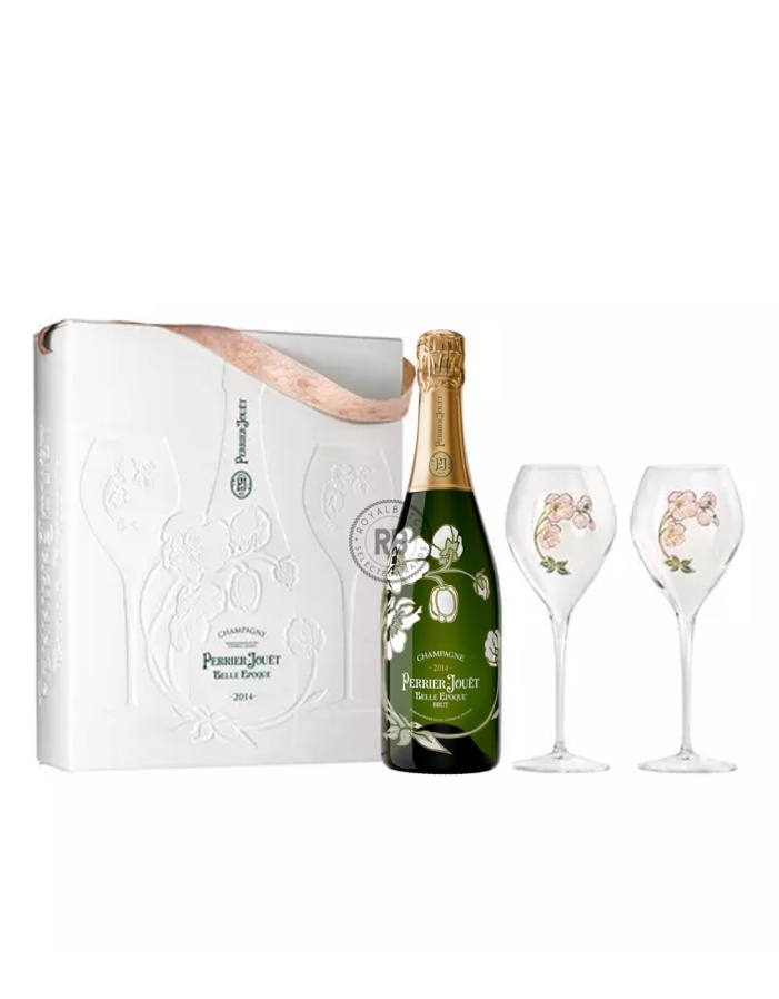 Perrier Jouet Belle Epoque Brut Champagne Gift Set 2014