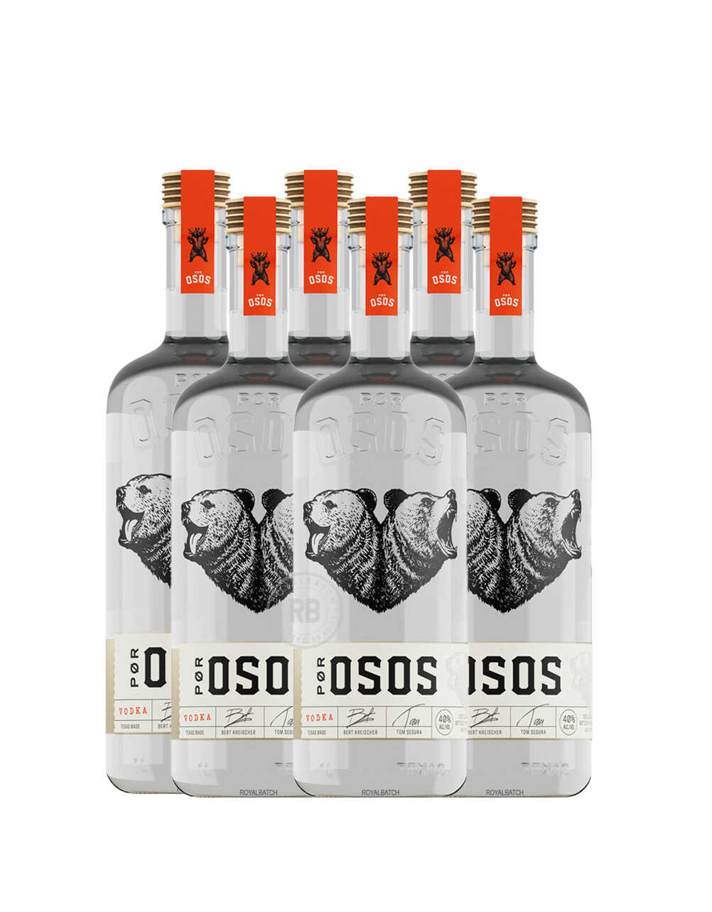 Por Osos Vodka By Bert Kreischer And Tom Segura (6 Pack) Bundle #066