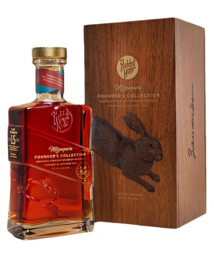 Rabbit Hole Mizunara Founders Collection 15 Year Old Kentucky Straight Bourbon Whiskey