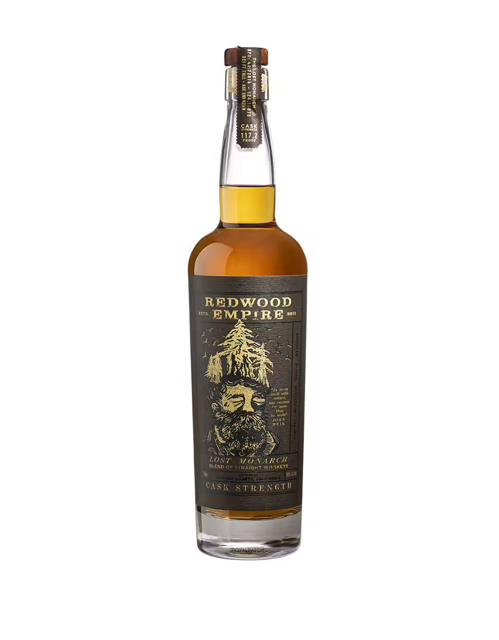 Redwood Empire Lost Monarch Blend of Straight Cask Strength Whiskey