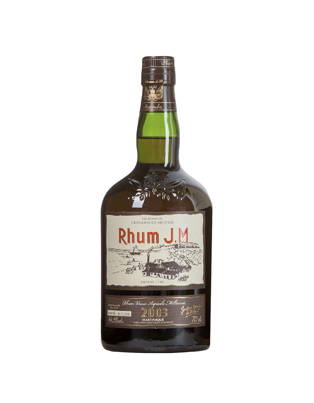 Rhum J.M Vieux Agricole Millesime 10 Year Rum 2003