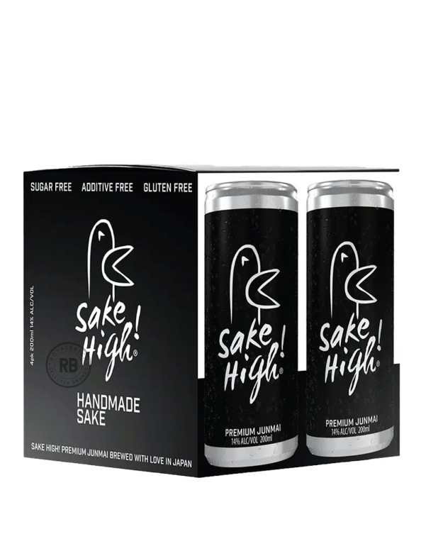 Sake High Premium Junmai Sake (4 Pack) x 200ml