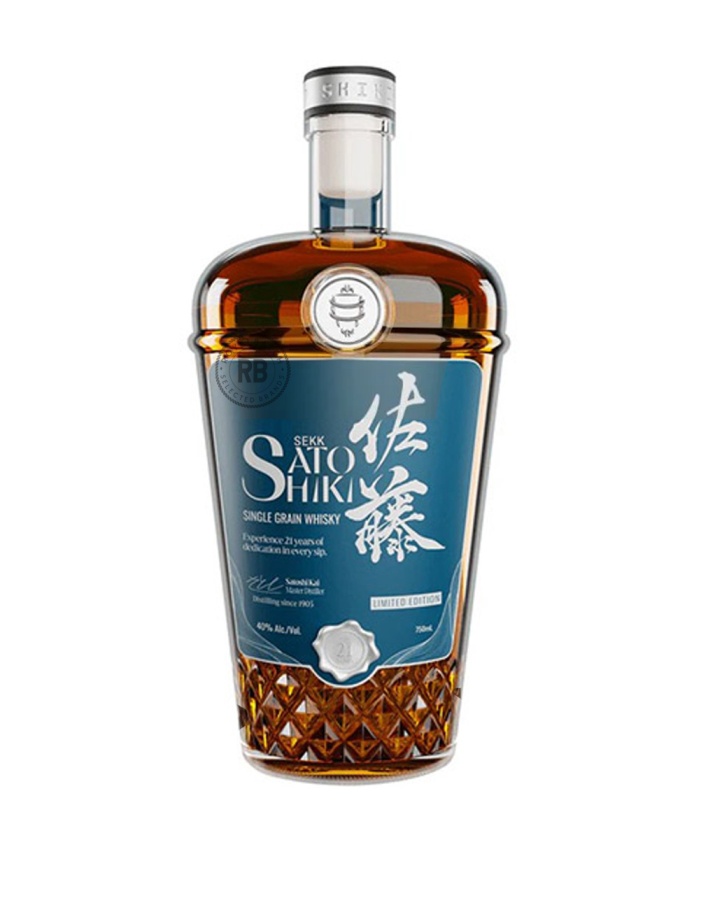 Sekk Sato Shiki 21 Year Old Single Grain Japanese Whiskey