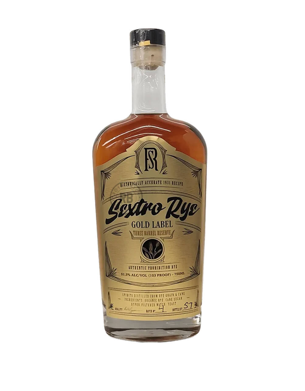 Sextro Rye Gold Label Whiskey