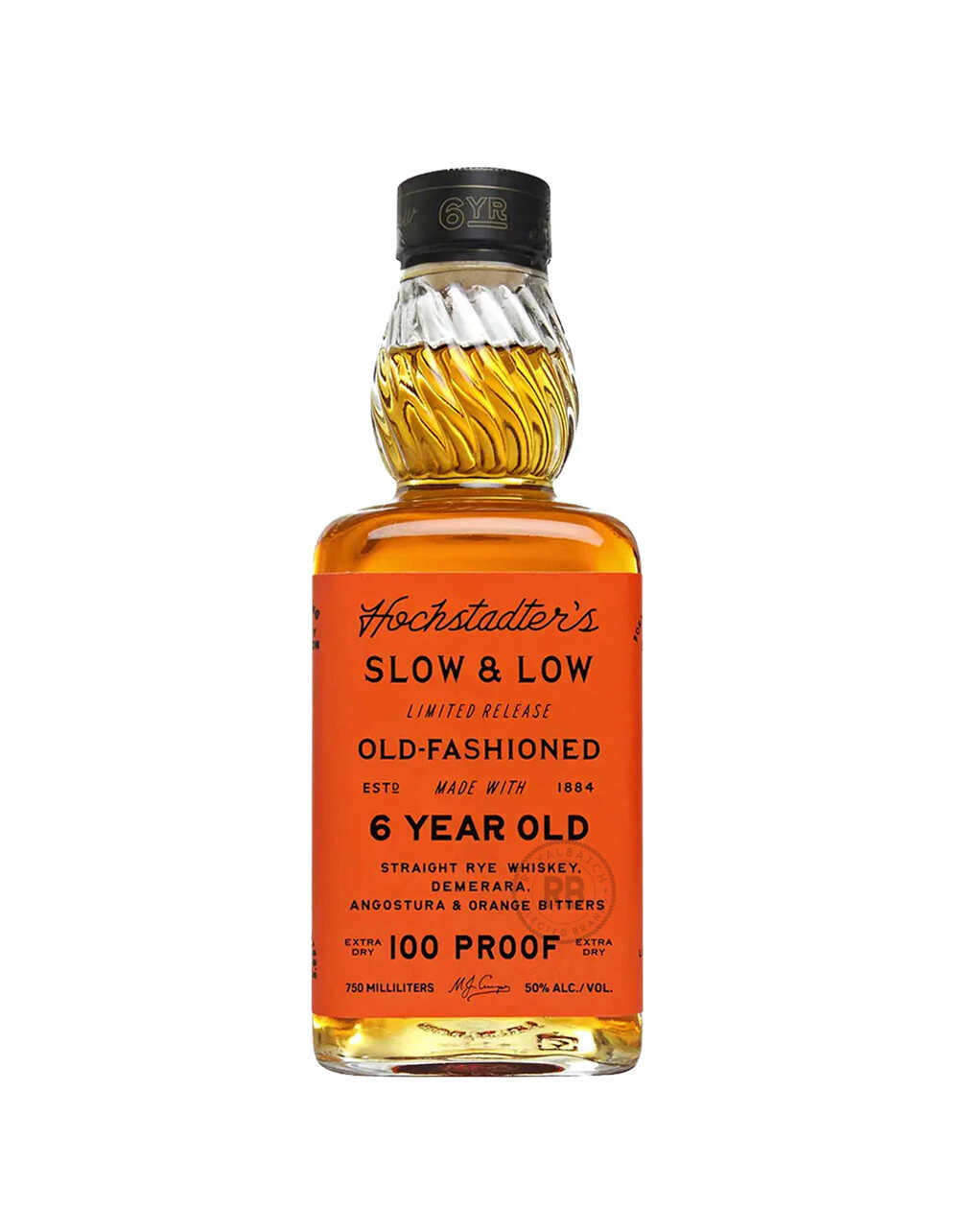 Slow and Low Hochstadter's Old Fashioned 6 Year Old Whiskey