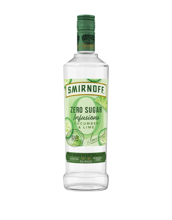 Smirnoff Cucumber and Lime Vodka Infused With Natural Flavors