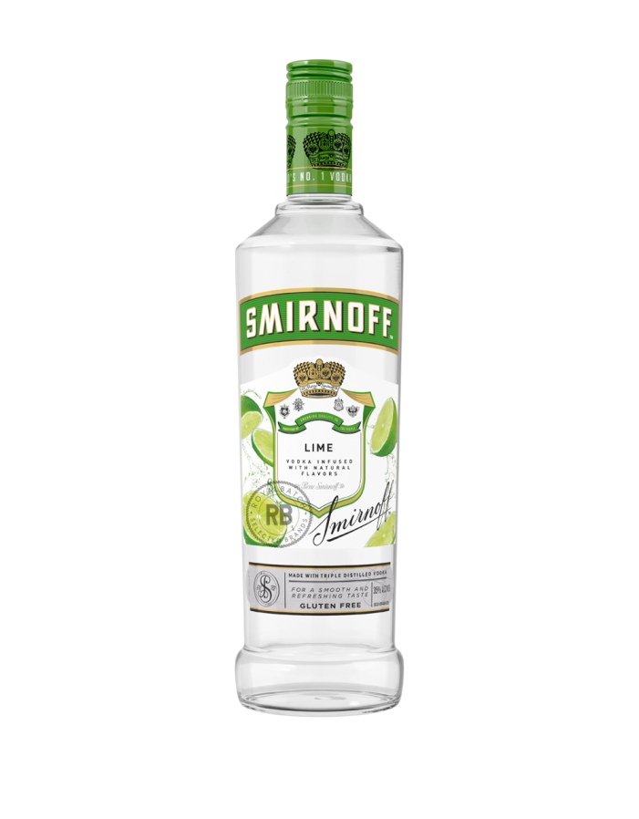 Smirnoff Lime Vodka Infused With Natural Flavors