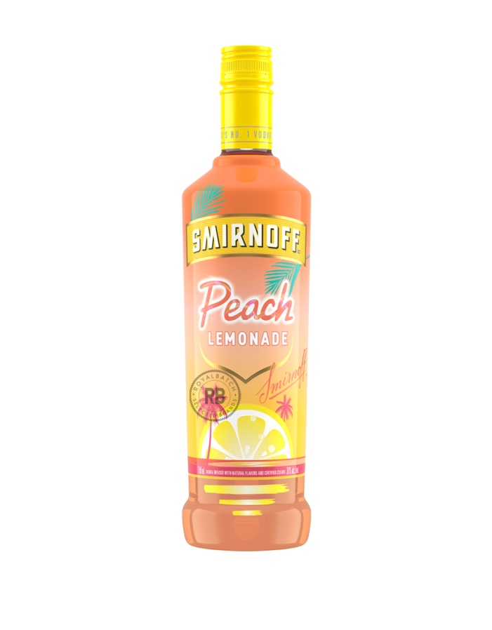 Smirnoff Peach Lemonade Vodka Infused With Natural Flavors