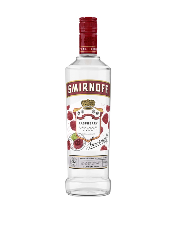 Smirnoff Raspberry Vodka Infused With Natural Flavors