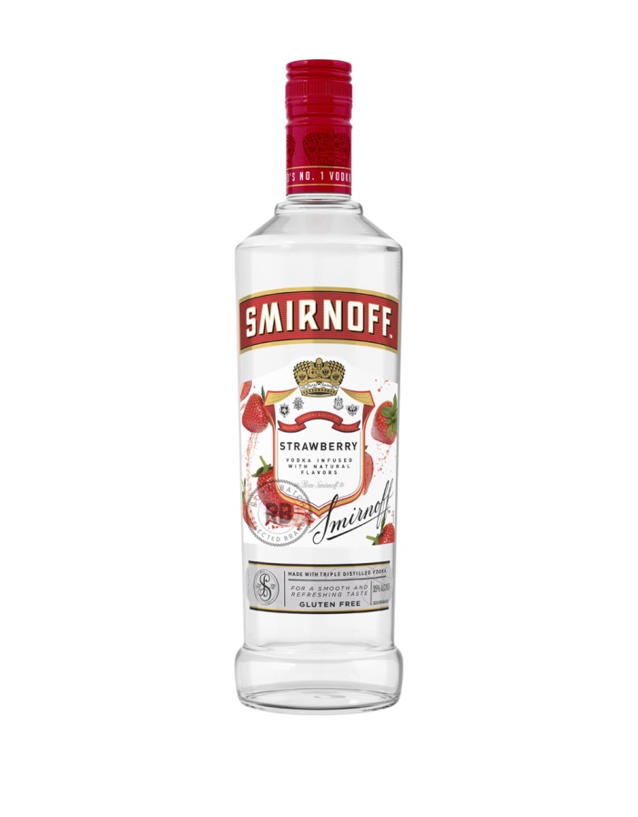 Smirnoff Strawberry Vodka Infused With Natural Flavors