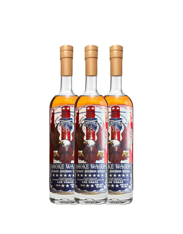 Smoke Wagon Straight Bourbon 4th of July 2024 (3 Pack) Bundle #074