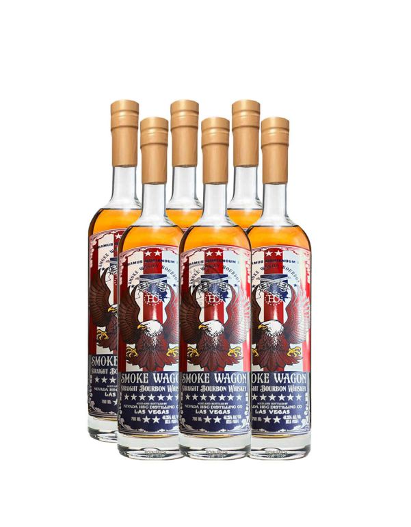 Smoke Wagon Straight Bourbon 4th of July 2024 (6 Pack) Bundle #075