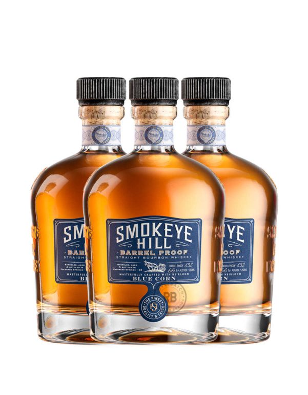 Smokeye Hill Barrel Proof Bourbon Whiskey (3 Pack) Bundle #085