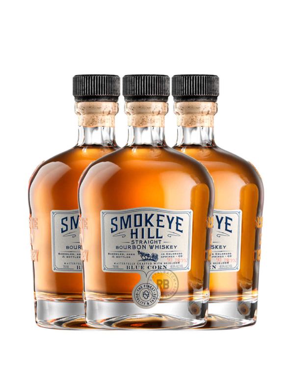 Smokeye Hill Straight Bourbon Whiskey (3 Pack) Bundle #086