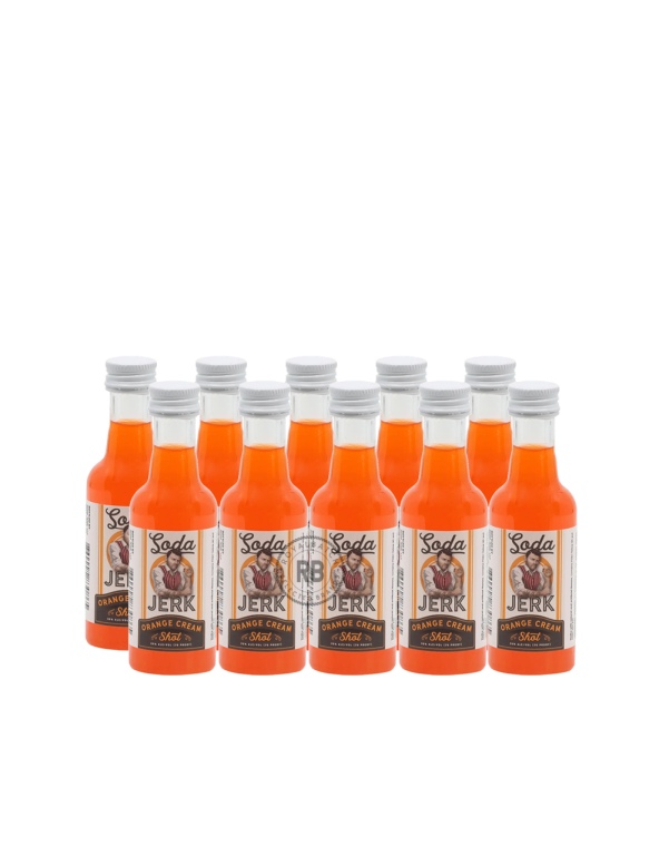 Soda Jerk Orange Cream Shot Liqueur (10 Pack) x 50ml