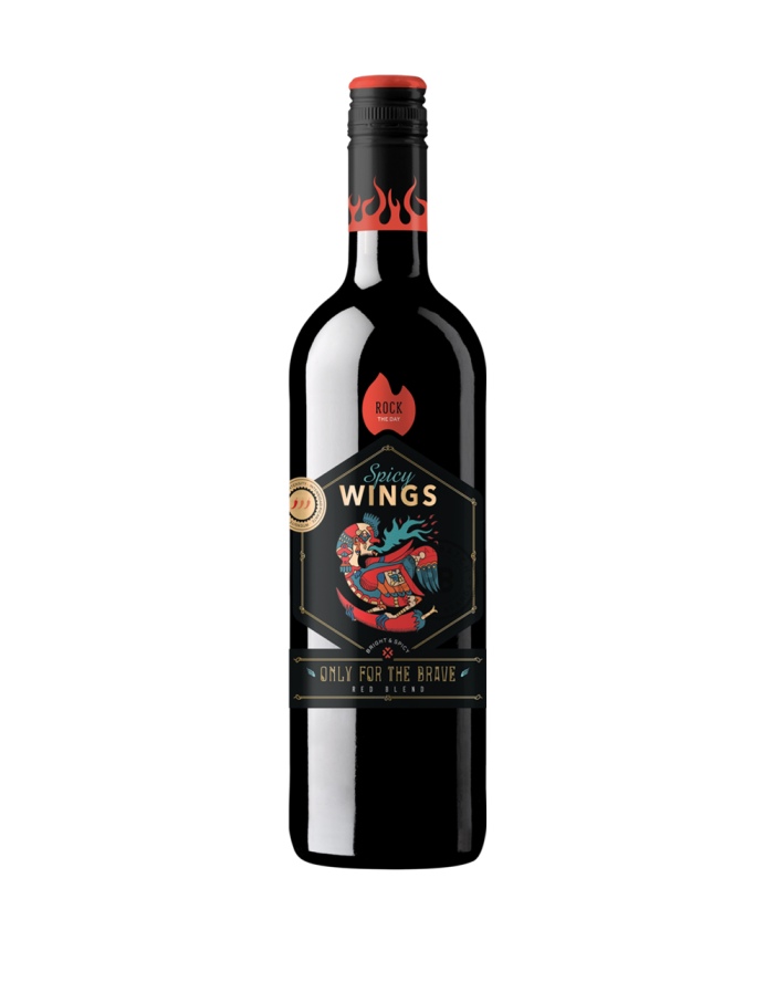 Spicy Wings Rock the day Red Blend Wine