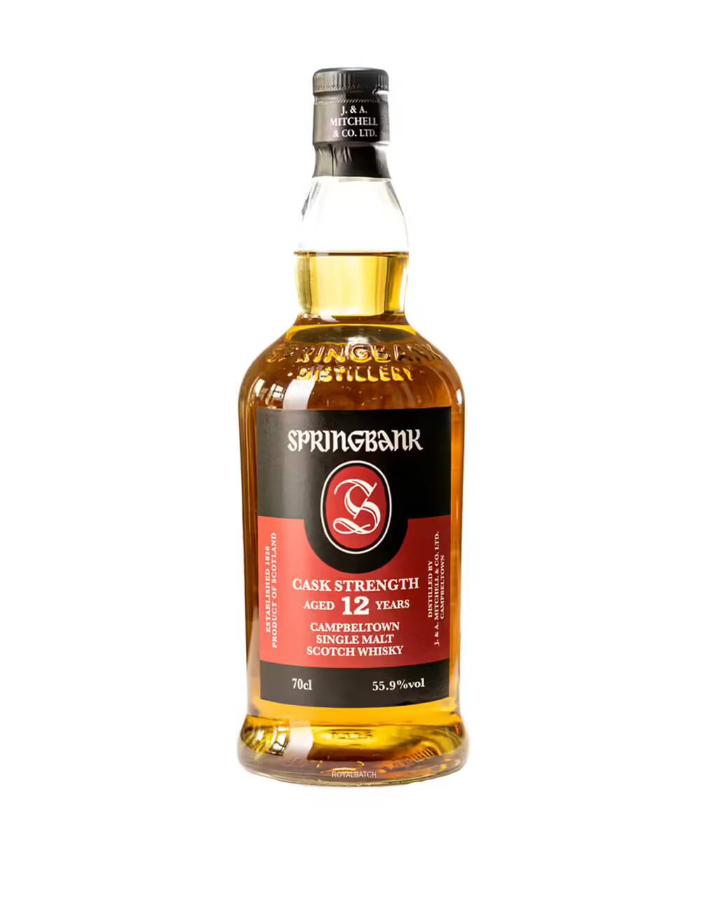 Springbank Distillery 12 Year Old Cask Strength Campbeltown Single Malt Scotch Whisky