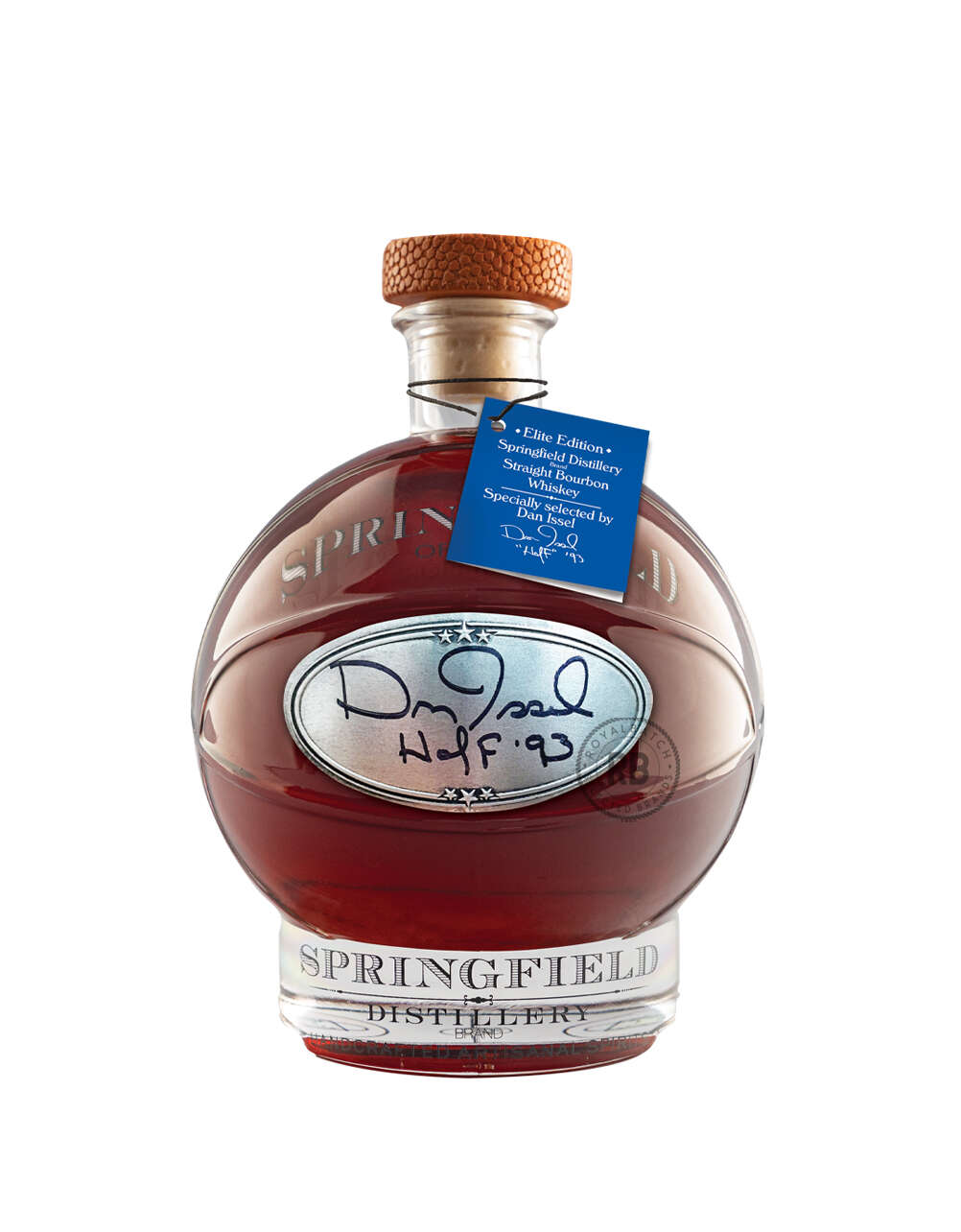 Springfield Distillery Straight Bourbon Whiskey Elite Edition Hand-Signed by Dan Issel