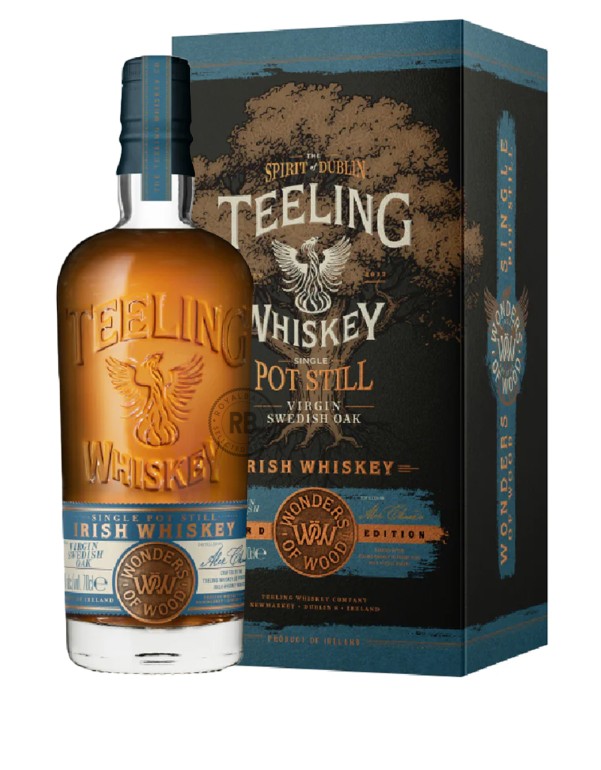 Teeling Whiskey Single Pot Still Virgin Swedish Oak Irish Whiskey