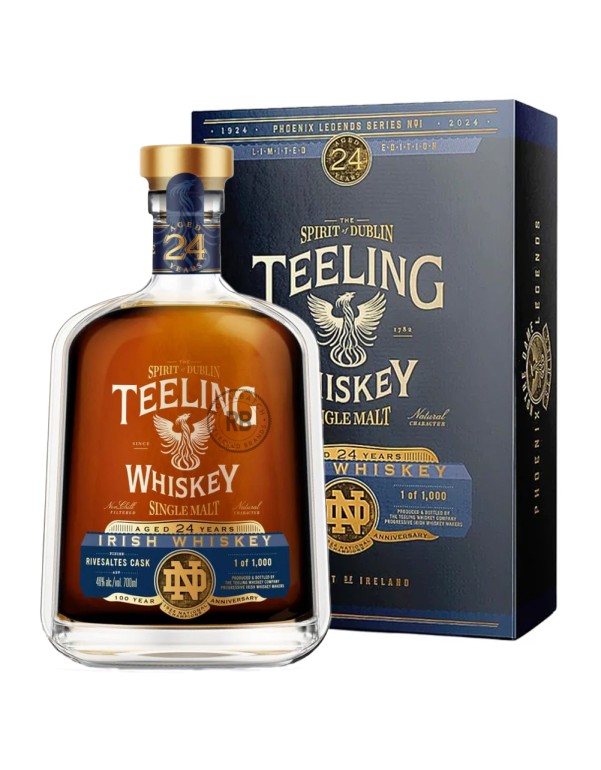 Teeling x Notre Dame 24 Year Old Phoenix Legend Series No. 01 Irish Whiskey