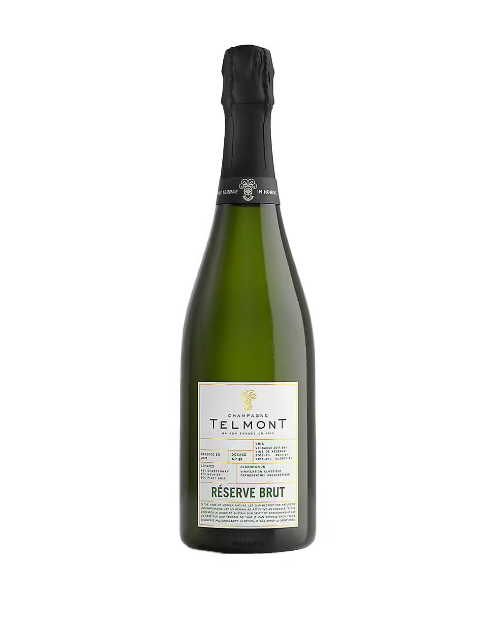 Telmont Reserve Brut 2021 Champagne 1.5L