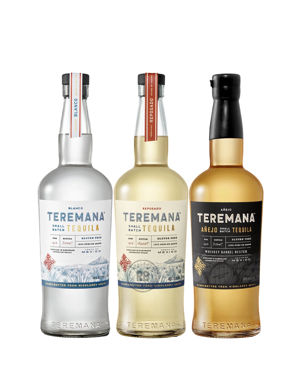 Teremana Blanco + Reposado + Anejo Tequila (3 Pack) Bundle #101