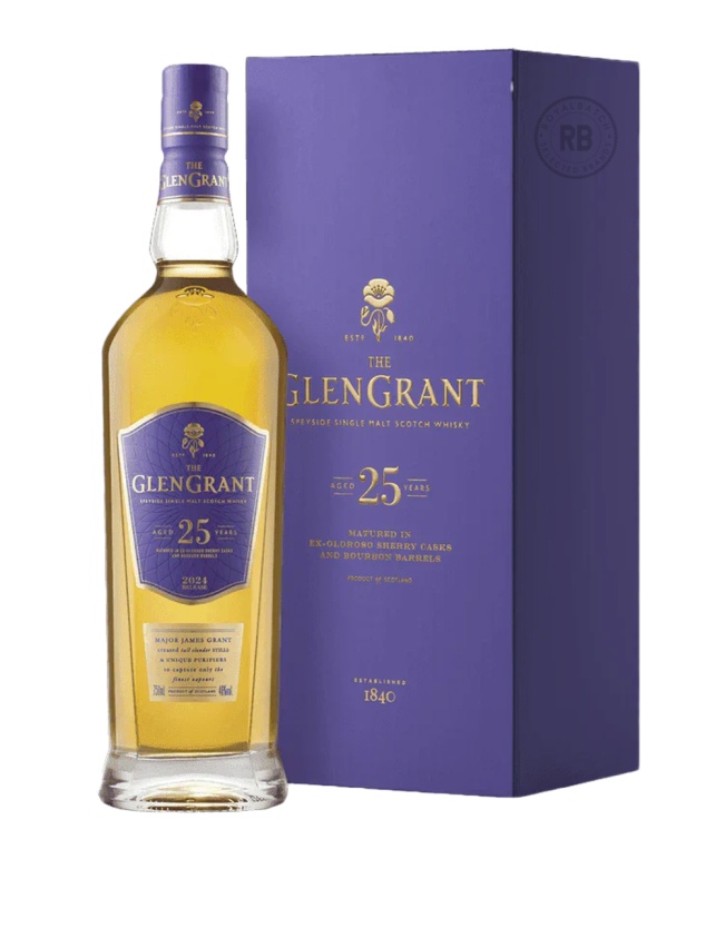 The Glen Grant 25 Year Old Speyside Single Malt Scotch Whisky 2024