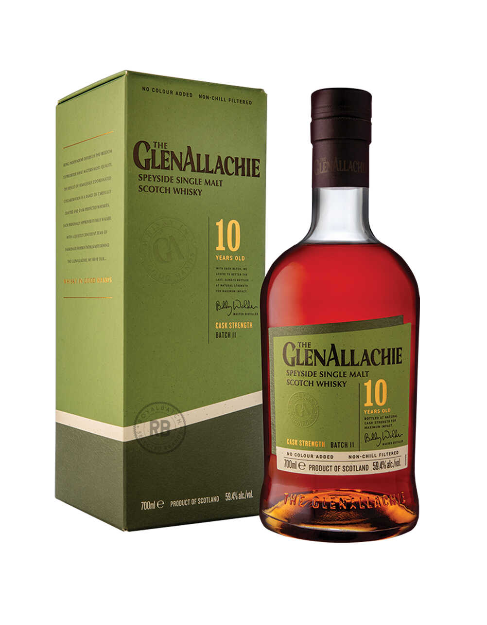 The GlenAllachie 10 Year Old Cask Strength Single Malt Scotch Whisky