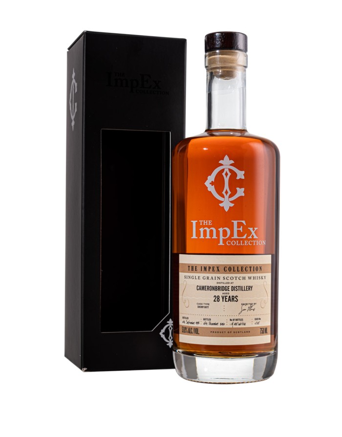 The ImpEx Collection Cameronbridge 28 year old 1992 Single Grain Scotch Whiskey