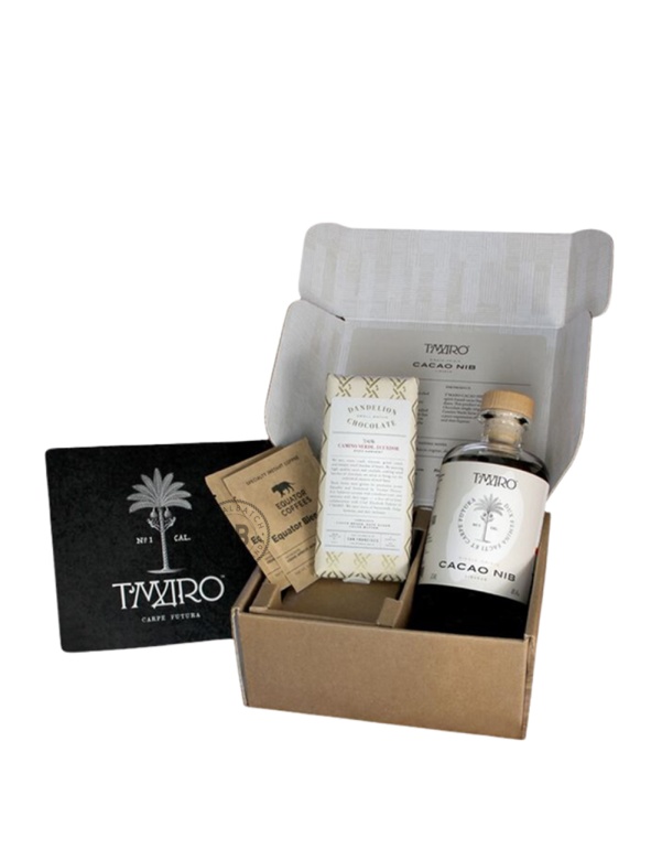 T'maro Cacao Nib Liqueur Gift Set 375ml